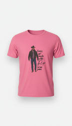 Yellowstone Fan Graphic Tee in Pink | Size S at Blue Sparrow Shop Canadian Resale main