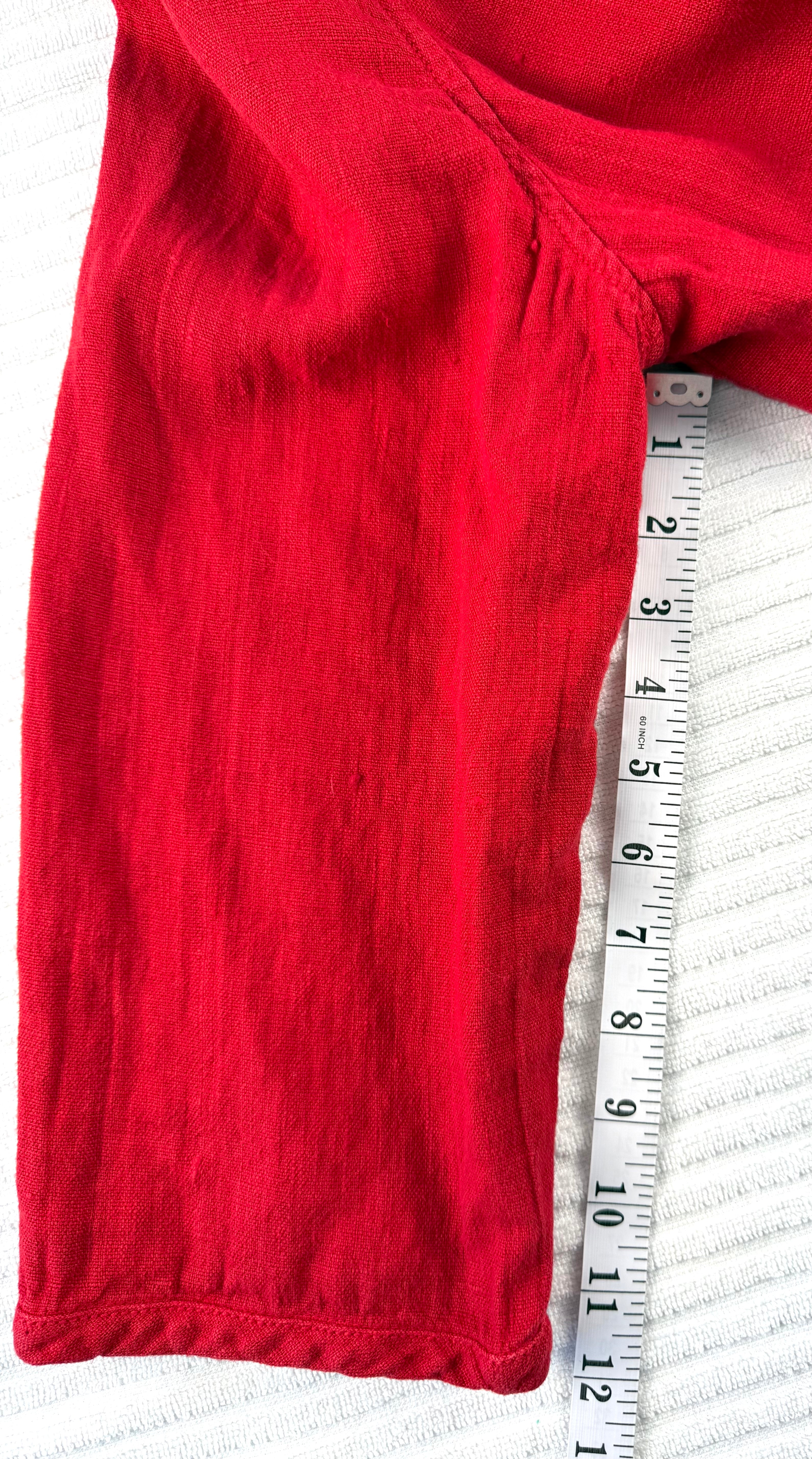 Zara 100% Linen Jacket | Size M measuring 12" sleeve