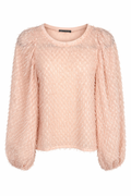 Zara Textured Fringe Blouse | Oversized S at Blue Sparrow Shop