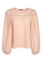 Zara Textured Fringe Blouse | Oversized S at Blue Sparrow Shop