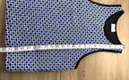 Zara Trafaluc Textured Knit Sleeveless Top measuring 22" from shoulder to hem