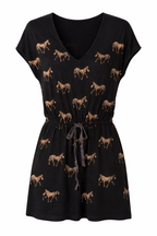 Zebra Print T-Shirt Dress at Blue Sparrow Shop 