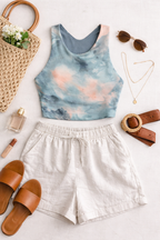 Athleta Sports Bra Crop Top at Blue Sparrow Shop lifestyle photo