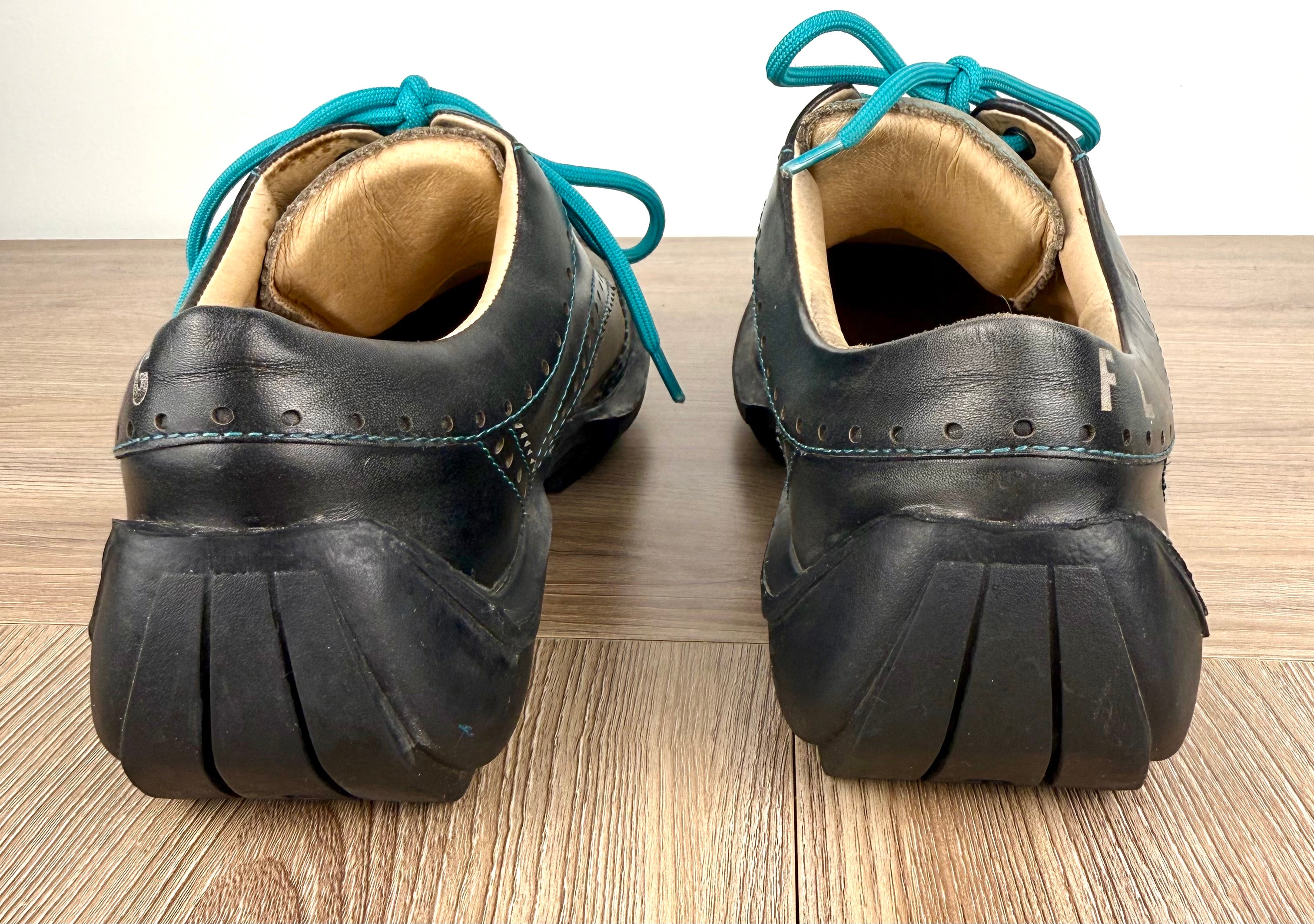 back of John Fluevog Future Angel Brogue Oxford