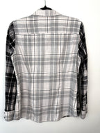 back of 100% Cotton Eddie Bauer Plaid Shirt | Size M