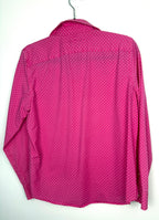 back of 100% Cotton Ralph Lauren Classic Button Front Shirt | Size L