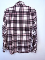 back of 100%  Cotton Tilley Plaid Shirt | Size 2X on hanger