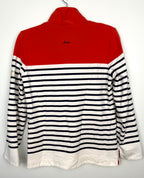 back of 98% Cotton Joules Nautical Breton Pullover | Size S at Blue Sparrow Shop