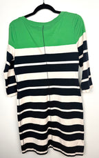 back of Banana Republic Colourblock Striped Dress at Blue Sparrow Shop