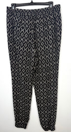 back of Banana Republic Ikat Print Pants  on hanger