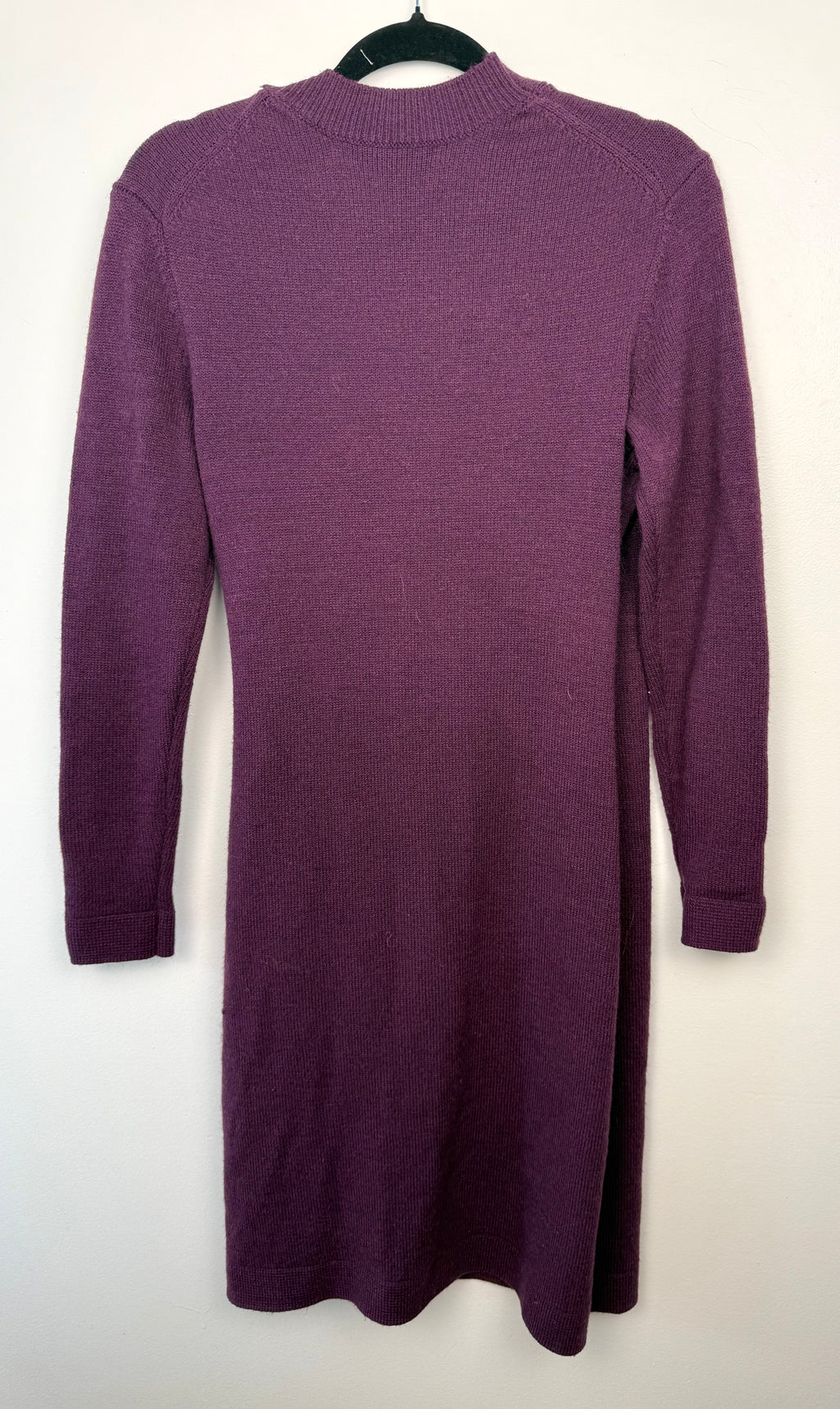 back of Banana Republic Knit Wrap Dress | Size L on hanger