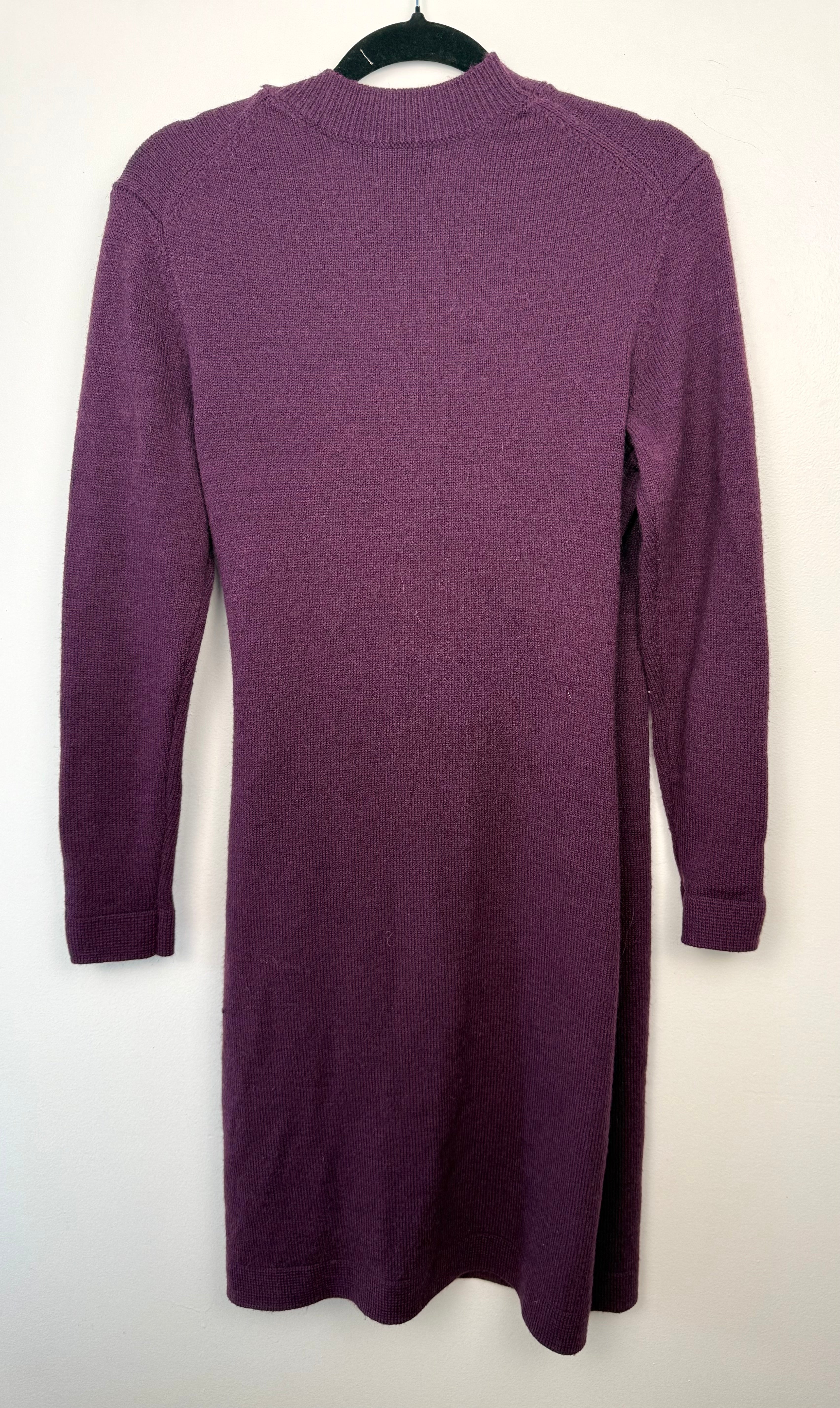 back of Banana Republic Knit Wrap Dress | Size L on hanger