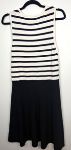 back of GAP 100% Cotton Sleeveless Fit-and-Flare Knit Dress at Blue Sparrow Shop 