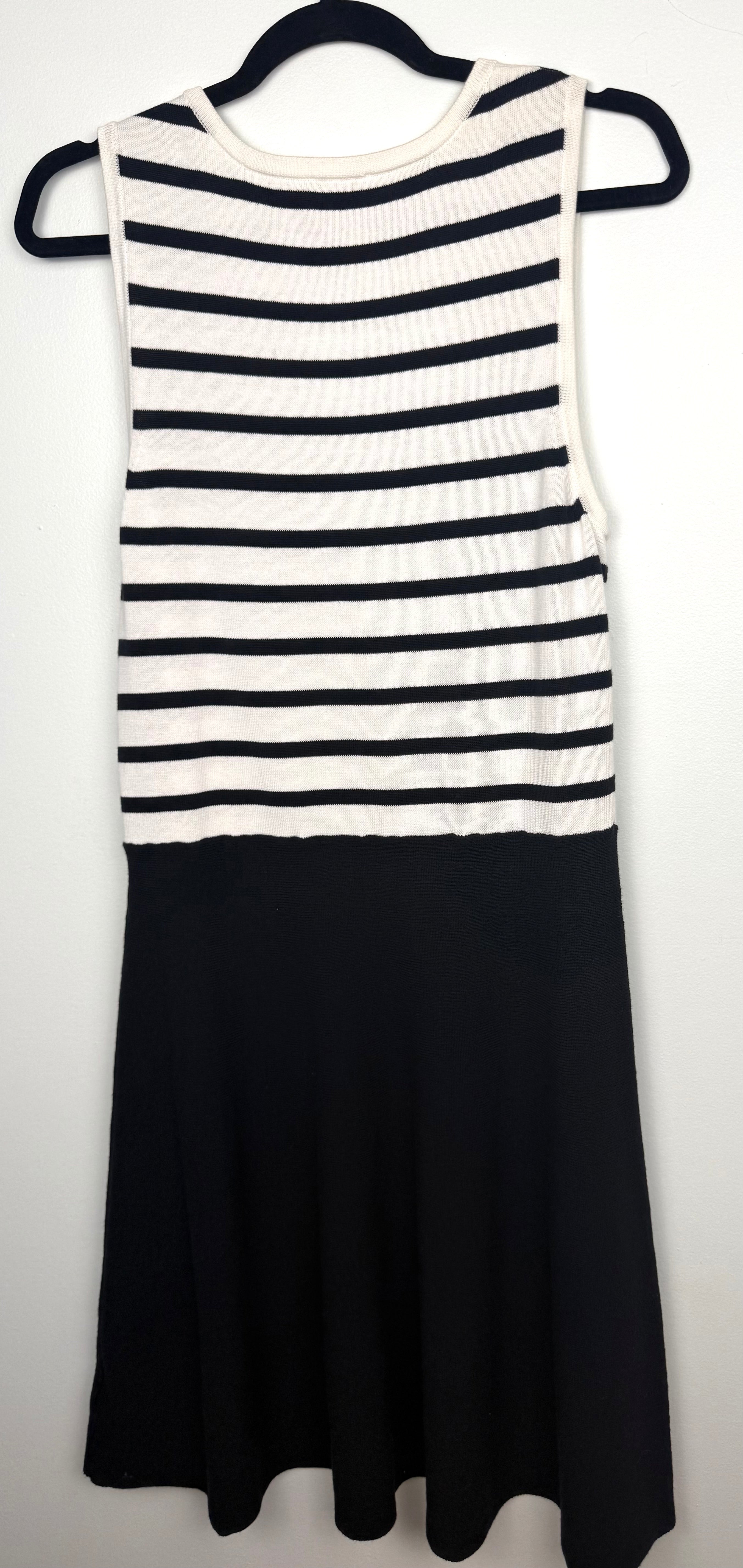 back of GAP 100% Cotton Sleeveless Fit-and-Flare Knit Dress at Blue Sparrow Shop 
