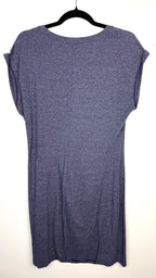 back of GAP Knotted Universally Flattering T-Shirt Dress | Size M at Blue Sparrow Shop  on hanger