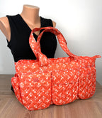 back of LUG Multi-Pocket Travel Tote | Carry-All | Lug Travel bag at Blue Sparrow Shop resale Canada 