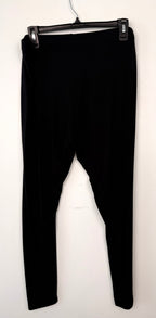 back of Leave Nothing But Footprints Bamboo LNBF 3/4 Leggings | Size XL on hanger