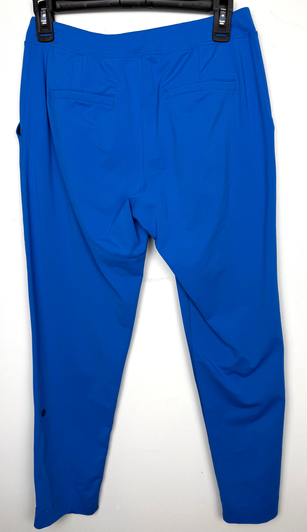 back of Lululemon Cobalt Blue Tapered Drawstring Pant, Size 8 | Blue Sparrow Resale Reimagined