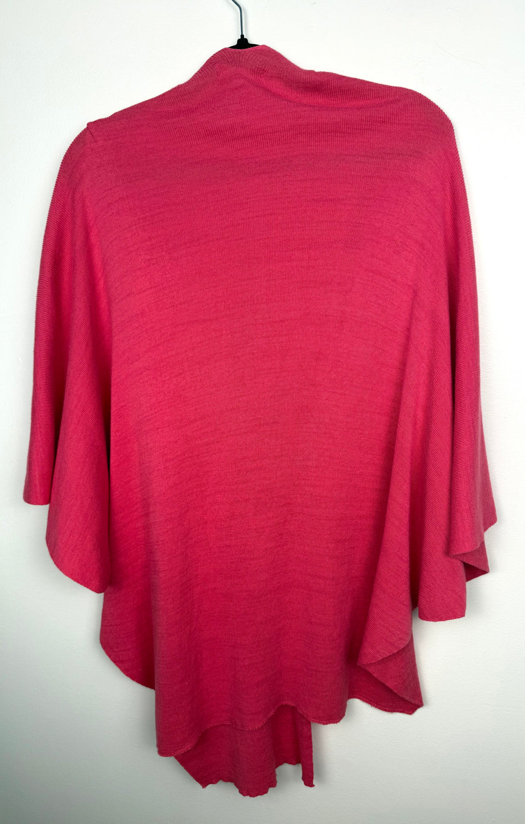 back of  Made in Canada Parkhurst Draped Wrap Cape  at Blue Sparrow Shop
