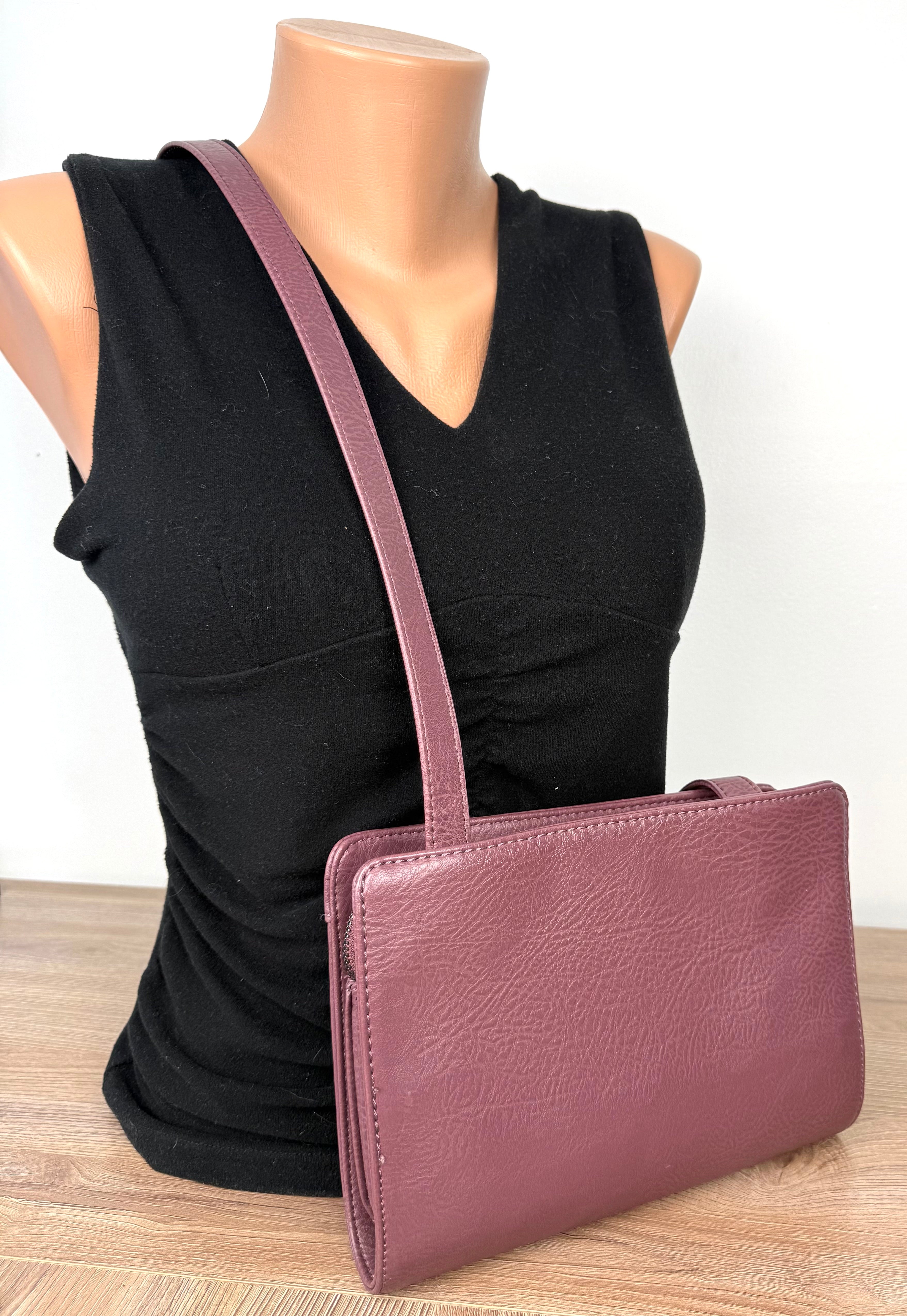 back of Matt & Nat Vegan Leather Crossbody Bag at Blue Sparrow Shop