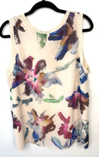 back of Melanie Lyne Sleeveless Top | Size 14 at Blue Sparrow Shop on hanger