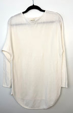 back of Michael Kors Tunic Sweater on hanger