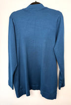 back of NWT Urban Coco Teal Cardigan/Jacket | Size L on hanger