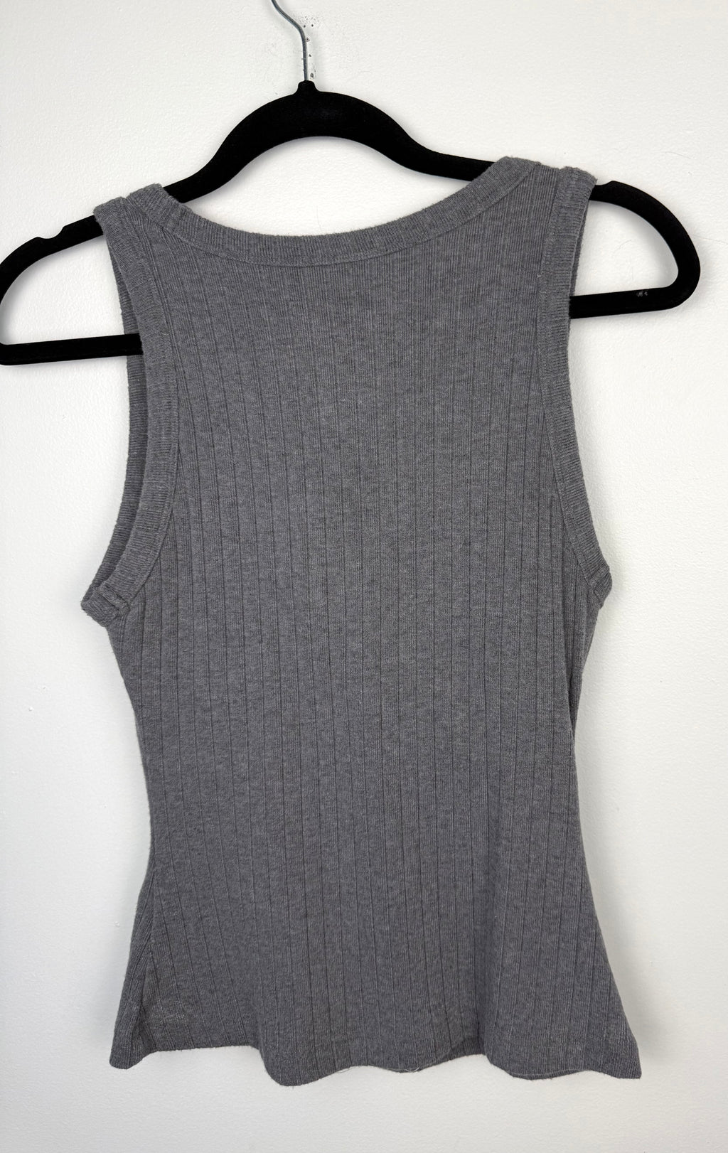back of OGL Brami Ribbed Tank with Built in Bra | Size S at Blue Sparrow Shop