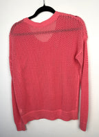 back of Resale 100% Cotton GAP Open Knit Sweater | Size M at Blue Sparrow Shop