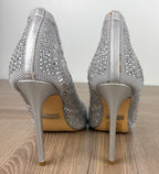 back of Rhinestone look angle boots | Glitter event boots