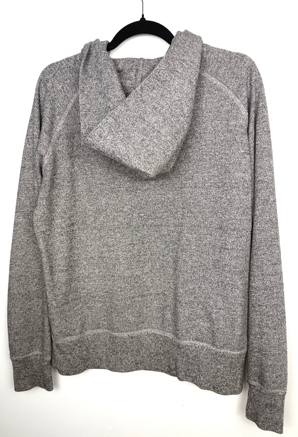 back of Roots Canada Pullover Hoodie at Blue Sparrow Shop   on hanger