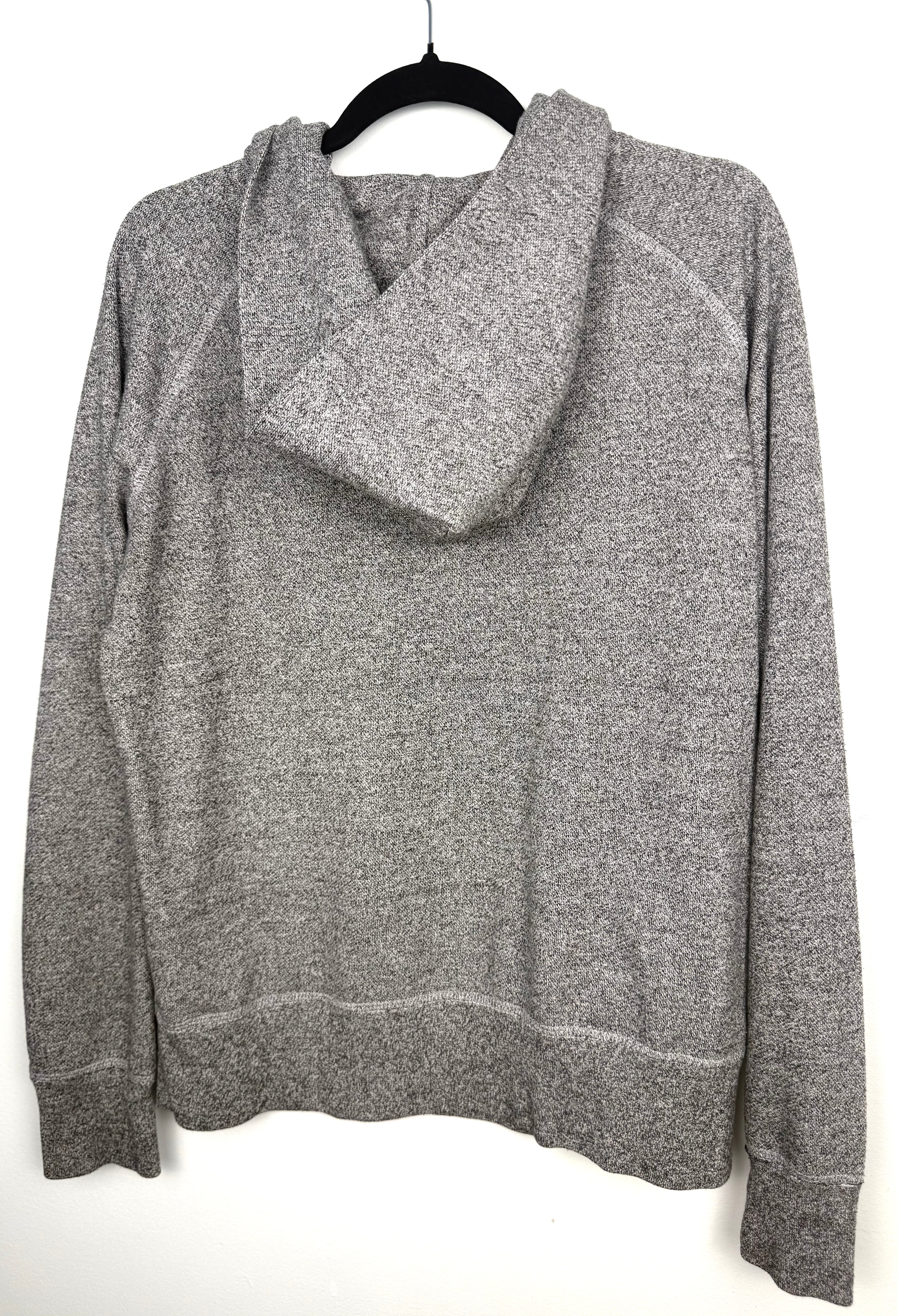 back of Roots Canada Pullover Hoodie at Blue Sparrow Shop   on hanger