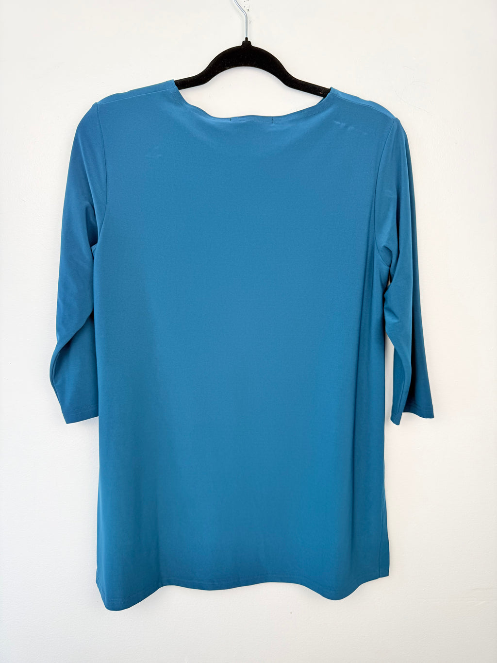 back of  Sympli 3/4 Sleeve Top | Size 10 on hanger