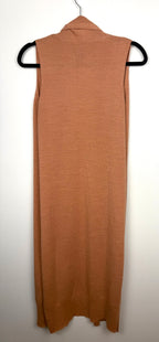 back of Tahari Merino Wool Blend Longline Duster | Cardigan at Blue Sparrow Shop