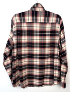back of Tilley Organic Cotton Plaid Shirt  on hanger