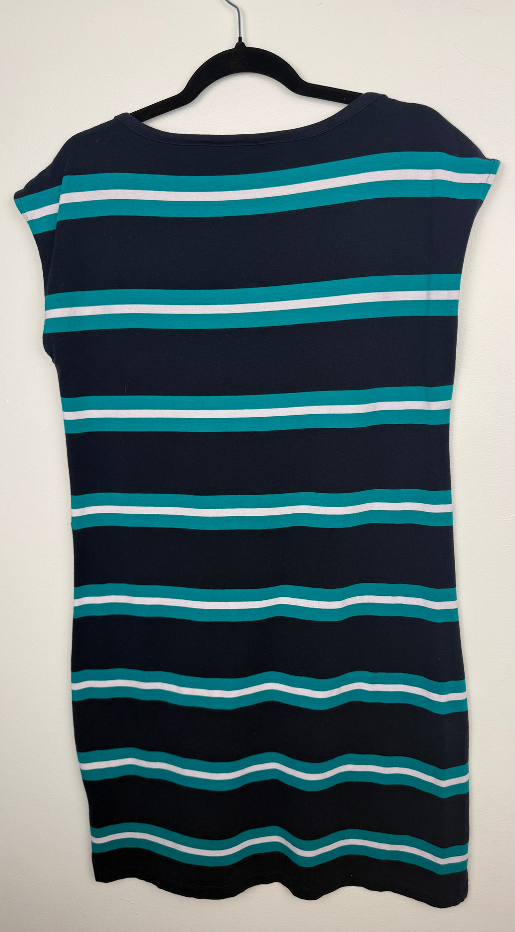 back of Tommy Hilfiger Cap Sleeve Shift Dress at Blue Sparrow Shop