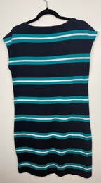 back of Tommy Hilfiger Cap Sleeve Shift Dress at Blue Sparrow Shop