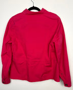 back of Tribal brand 98% Cotton Utility Jacket | Size 12 at Blue Sparrow Shop on hanger