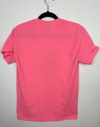 back of Yellowstone Fan Graphic Tee in Pink | Size S at Blue Sparrow Shop Canadian Resale 