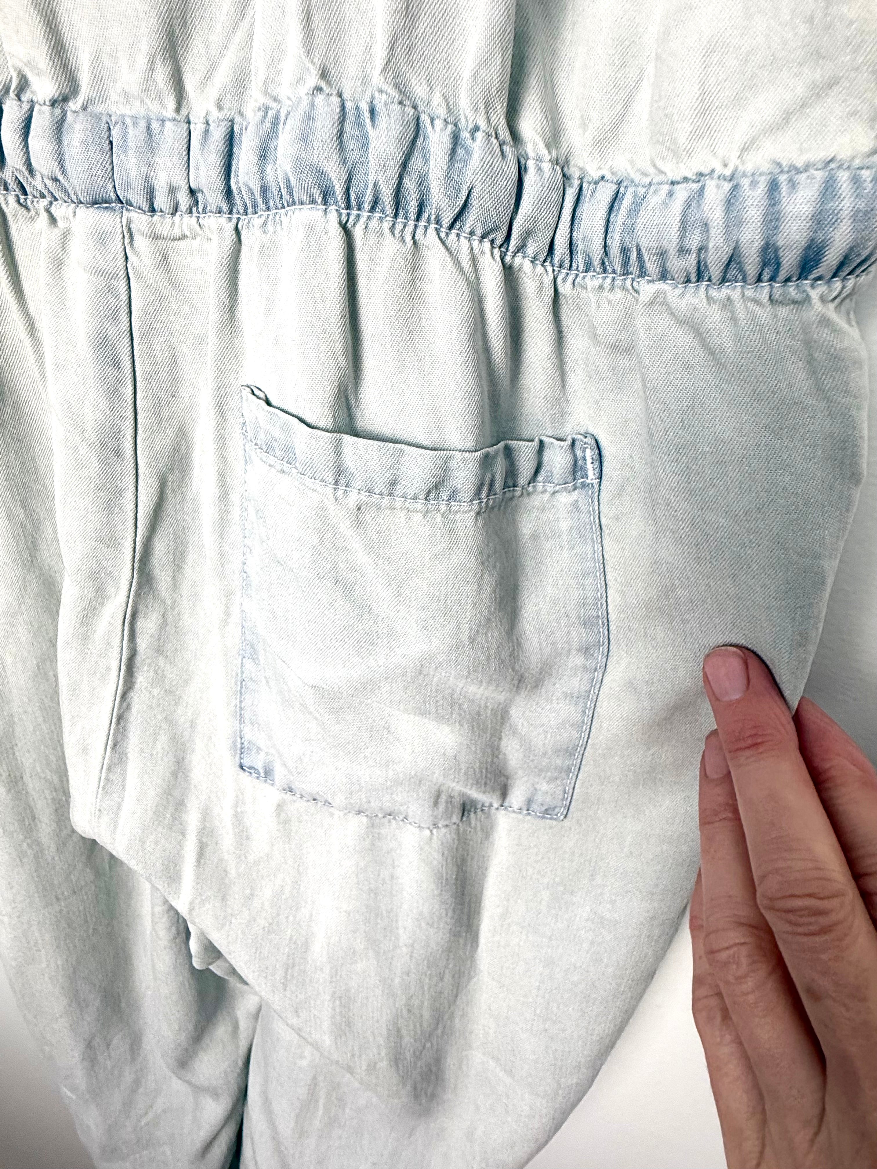 back pocket on NWT Silver Jeans Co. Jumpsuit 