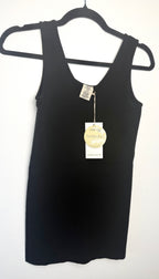 black coloured Bamboo Tank top by C'est Moi at Blue Sparrow Shop  on hanger