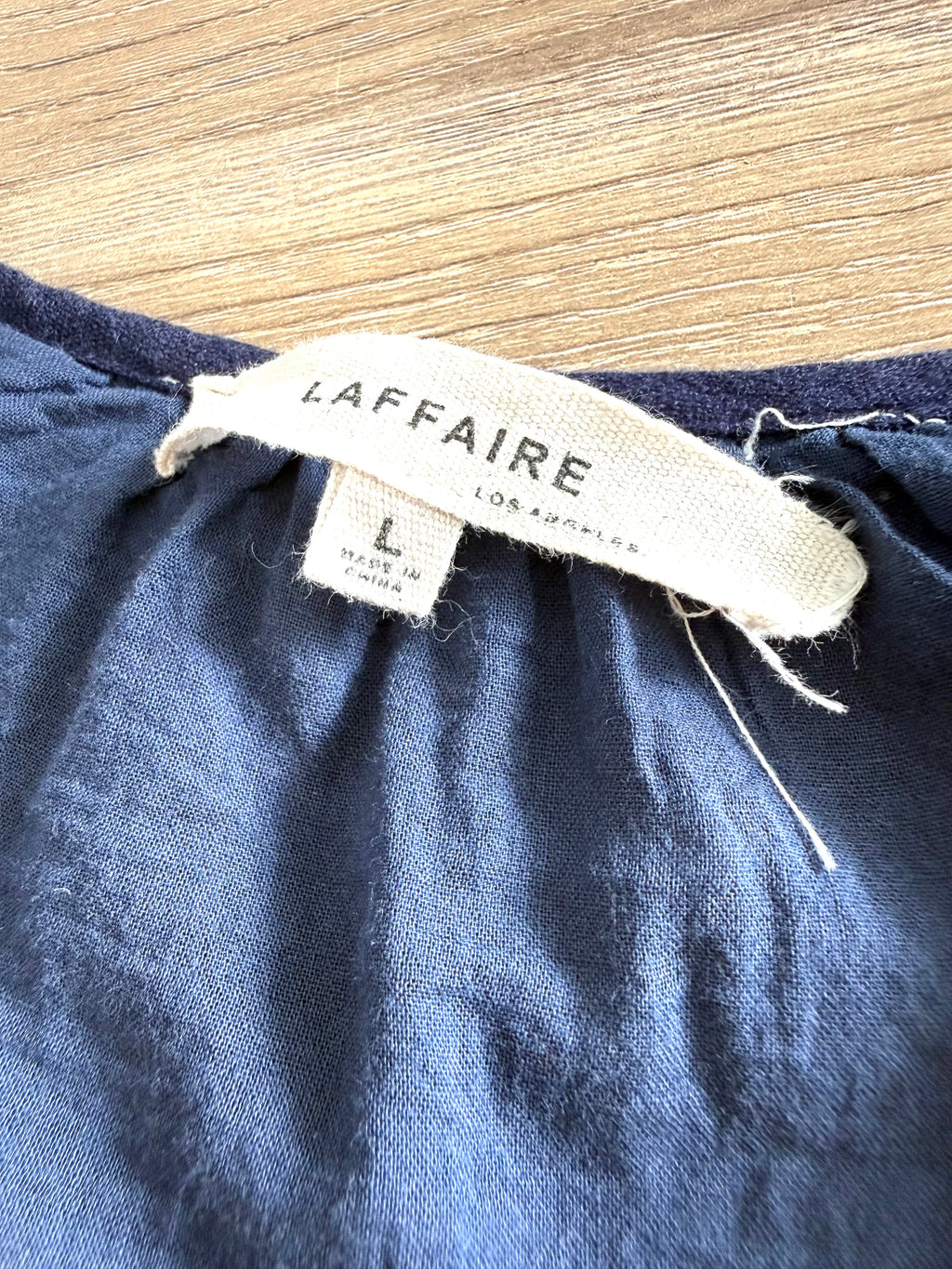 LafFaiRe Los Angeles brand label size L