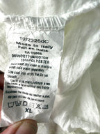 care label 90% cotton Astrid Italian Lace Boho Cottagecore Blouse