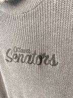 close up of front of NWT 100% Cotton Ottawa Senators Tunic Sweater | Size S