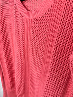 close up of knit on Resale 100% Cotton GAP Open Knit Sweater | Size M at Blue Sparrow Shop