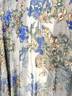 close up of pattern on Torrid Sheer Floral Burnout Kimono Duster | Plus Size at Blue Sparrow Shop
