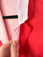 collar detail 100% linen reversible lightweight jacket  2