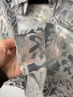 cuff detail on Cropped Chiffon Bolero Jacket 