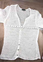 eddie bauer cotton knit sweater measuring 36" bust 