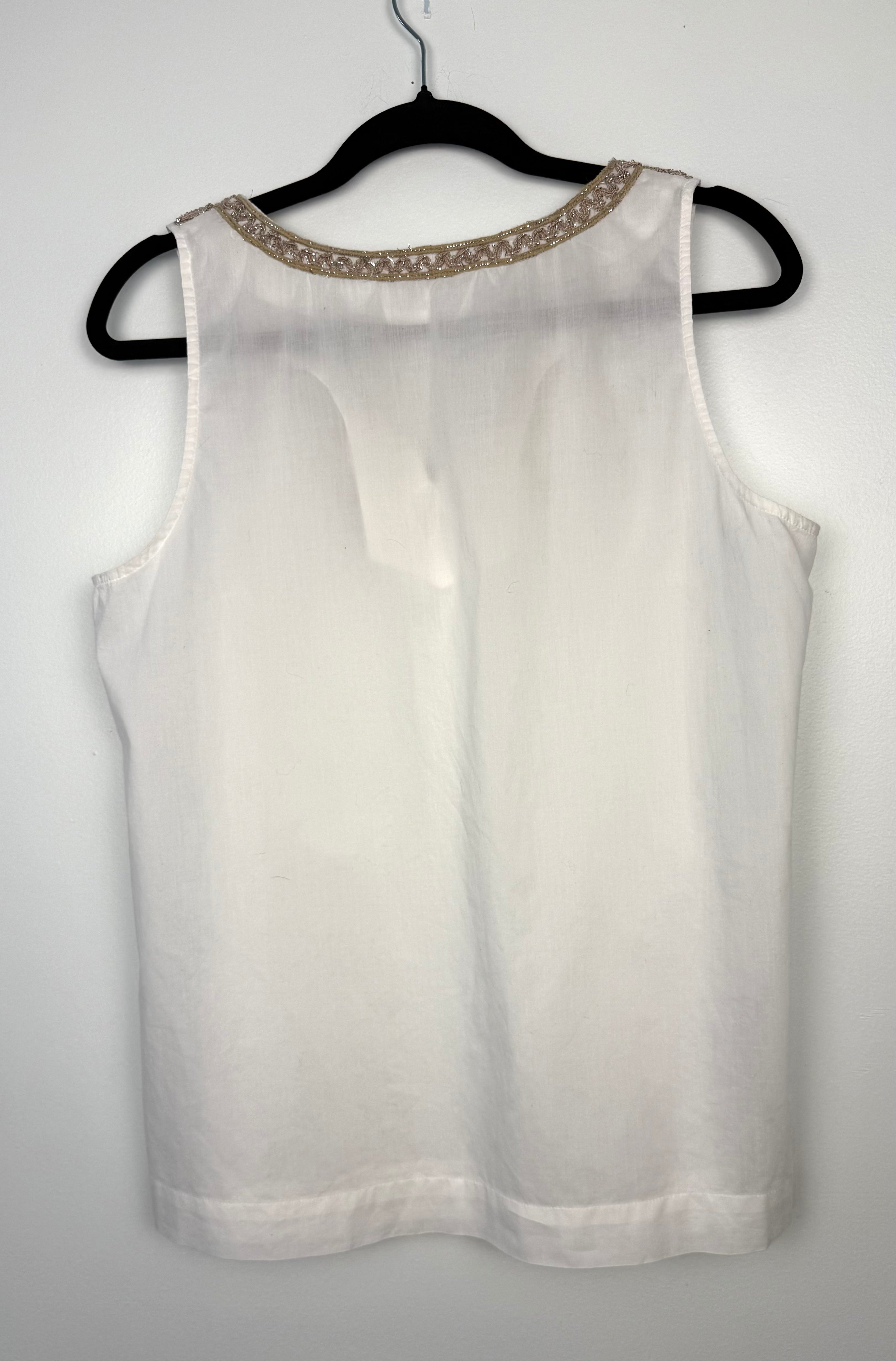embroidered neckline detail women boho resort wear top